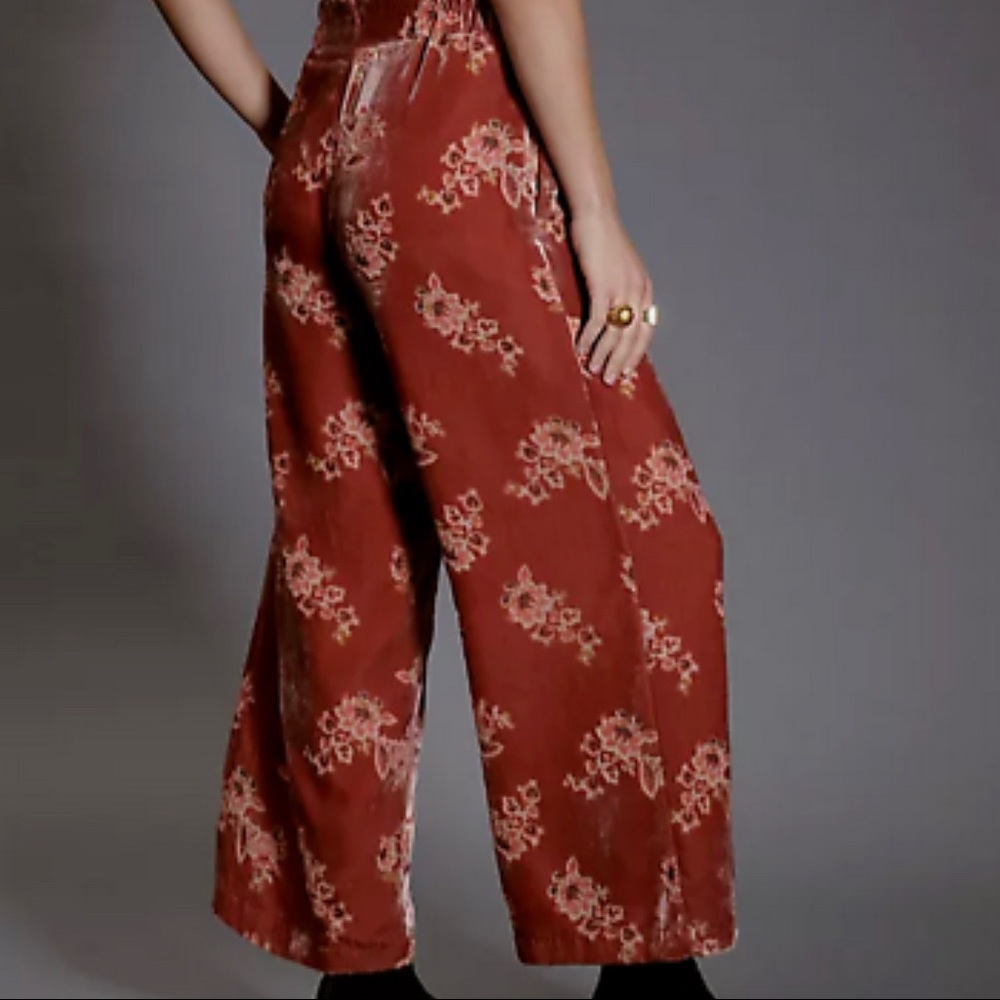 NWT Anthropologie Hutch floral burnout pants - Picture 4 of 5
